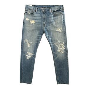Levi’s 508 Men’s Jeans Distressed Tagged 38x34 Actual 40x34 Slim Taper 2014